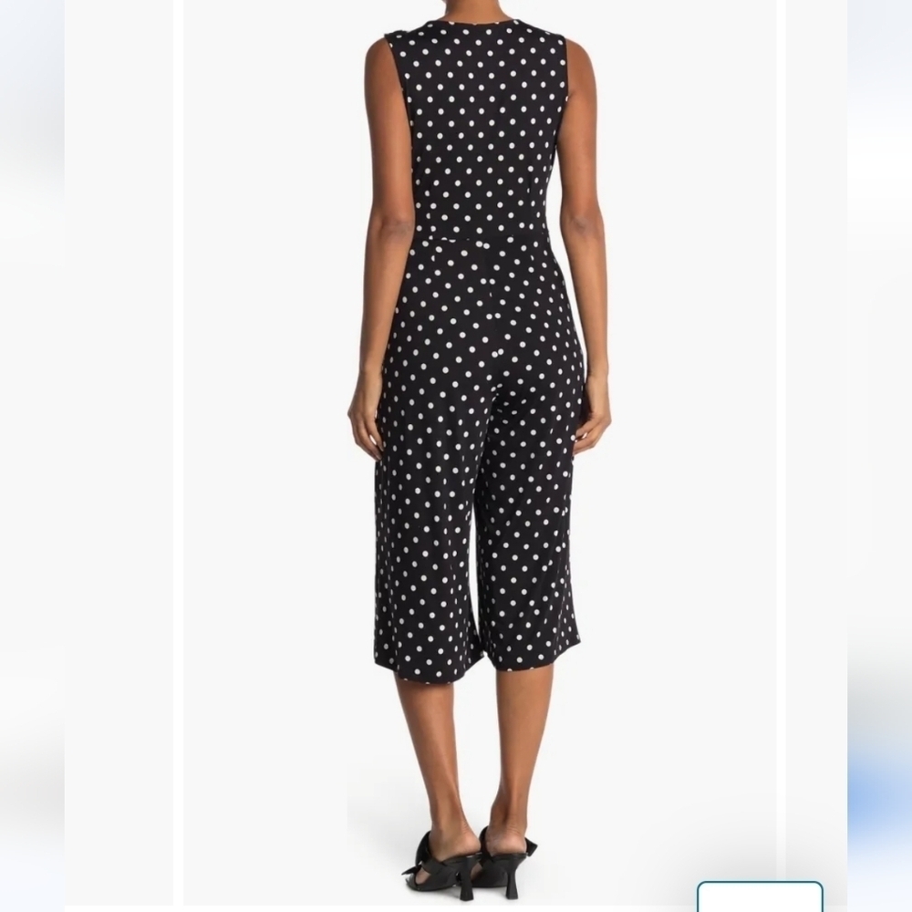 Nina Leonard Cropped Leght Jumpsuit - Picture 4 of 5